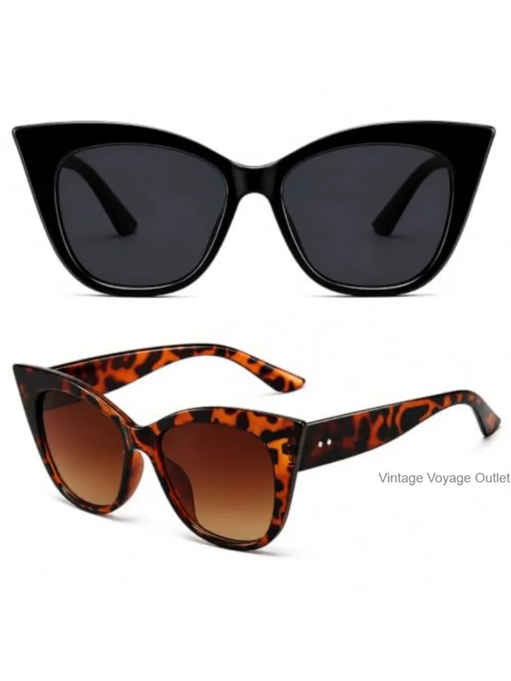 Retro Cat Eye Sunglasses for Women UV400 Protection Non-Polarized Vintage Style